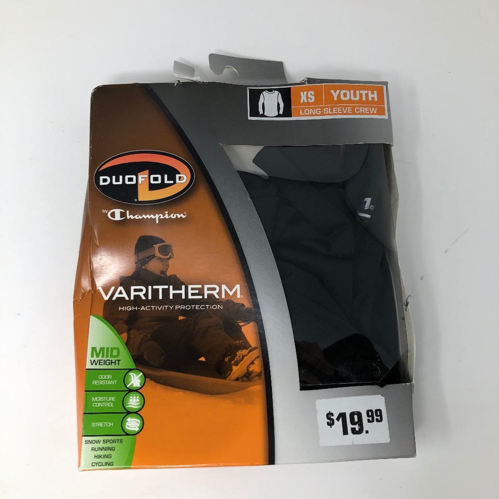 NEW DuoFold by Champion Thermal Shirt Youth XS